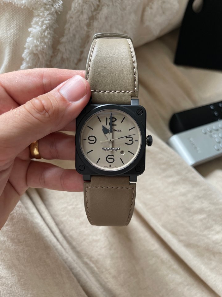 Bell & Ross BR 03 Mens watch Unisex Automatic Ceramic BR03-92-CBL Replica 6