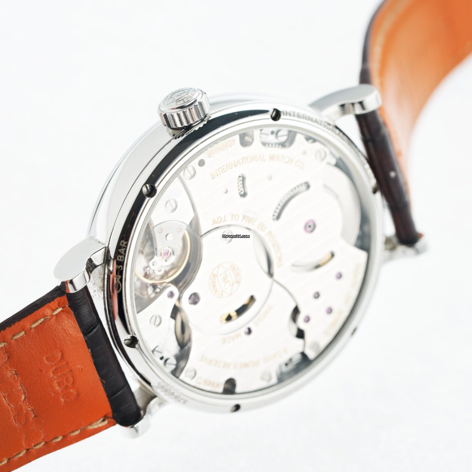 IWC Portofino Hand-Wound Mens watch Unisex Manual winding Steel IW516401 Replica 6
