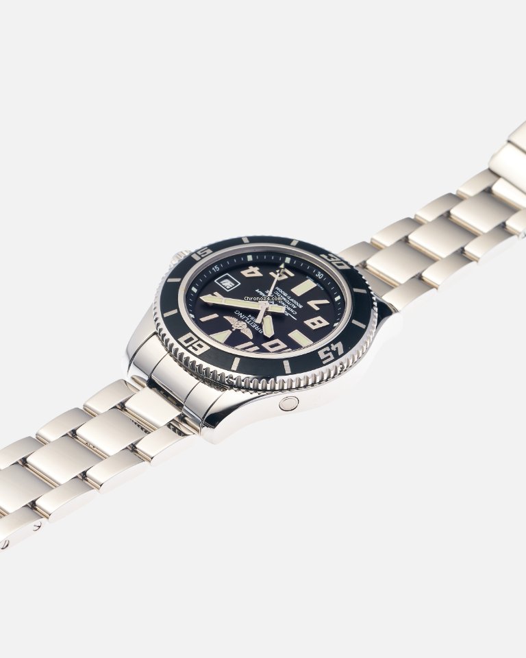 IMG_9081 Breitling Superocean 42 Mens watch Unisex Automatic Steel A17364 Replica 6