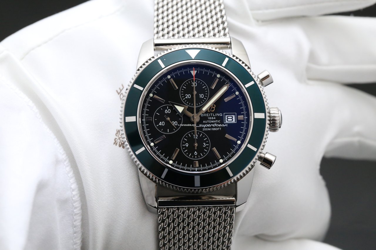 IMG_9081 Breitling Superocean Heritage Chronograph Mens watch Unisex Automatic Steel A13320 Replica 6