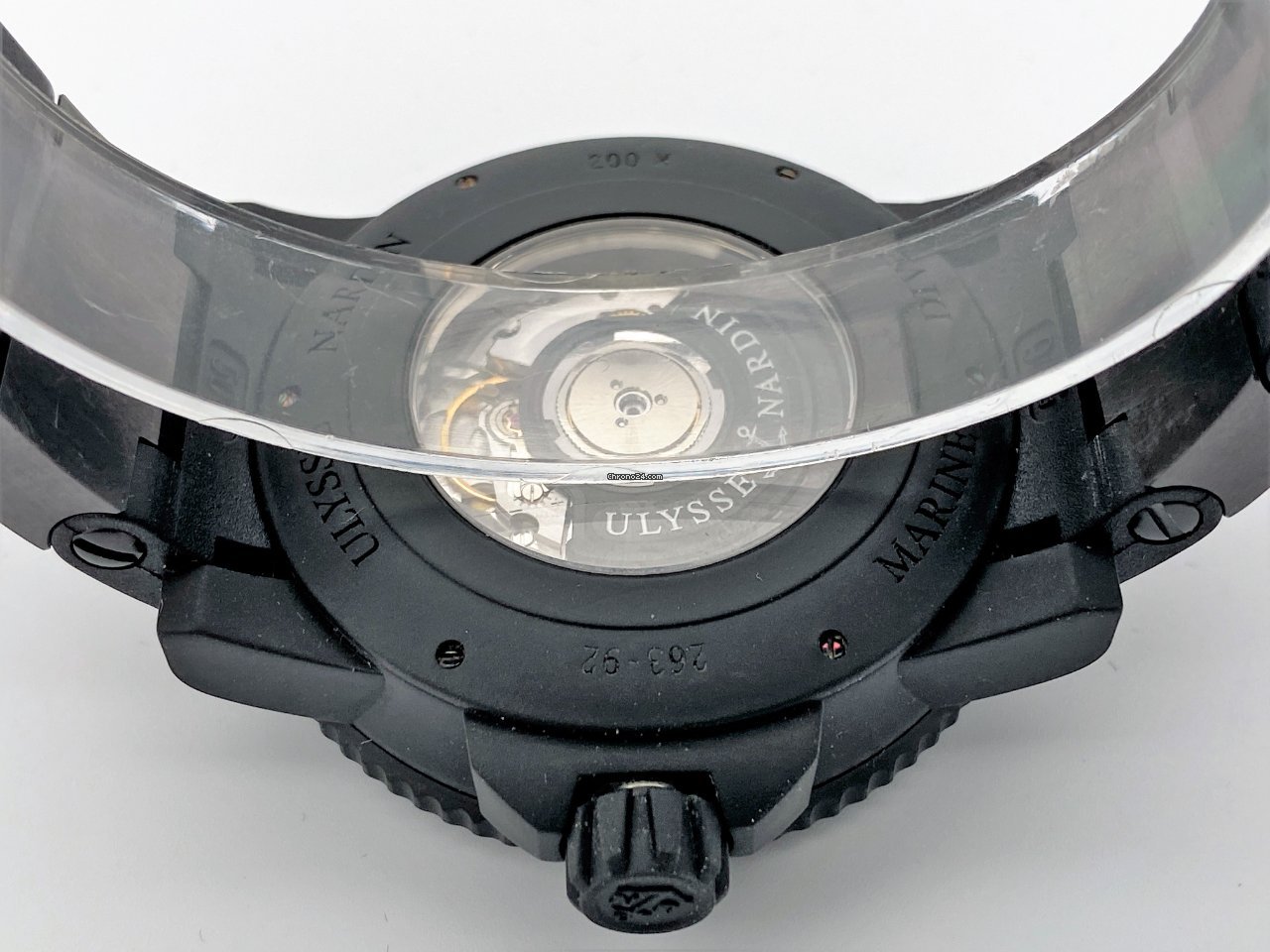 IMG_9081 Ulysse Nardin Diver Black Sea Mens watch Unisex Automatic Steel 263-92-3C 924 Replica 6