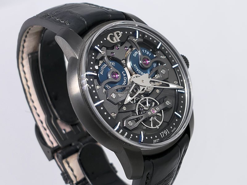 IMG_9081 Girard Perregaux Bridges Mens watch Unisex Automatic Titanium 84000-21-632-BH6A Replica 6