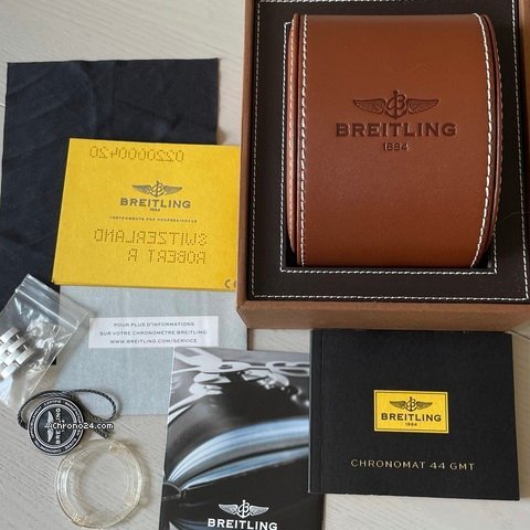 IMG_9081 Breitling Chronomat 44 GMT Mens watch Unisex Automatic Steel AB042011 BB56 Replica 6