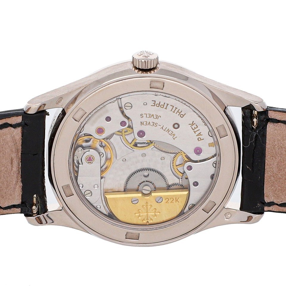 IMG_9081 Patek Philippe Calatrava Mens watch Unisex Automatic White gold 5026G-001 Replica 6