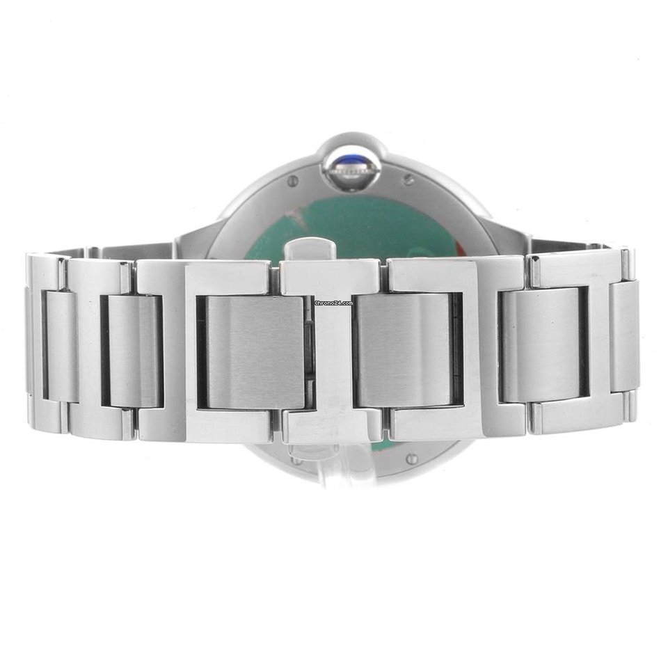 IMG_9081 Cartier Ballon Bleu 42mm Mens watch Unisex Automatic Steel W6920042 Replica 6