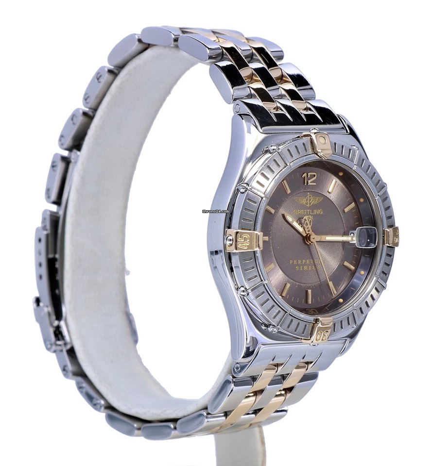 IMG_9081 Breitling Womens watch Quartz Gold Steel B62022 Replica 6