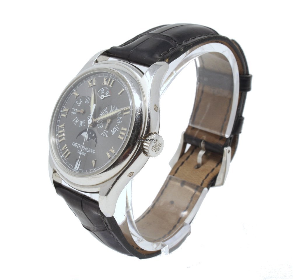 IMG_9081 Patek Philippe Annual Calendar Mens watch Unisex Automatic Platinum 5056P Replica 6