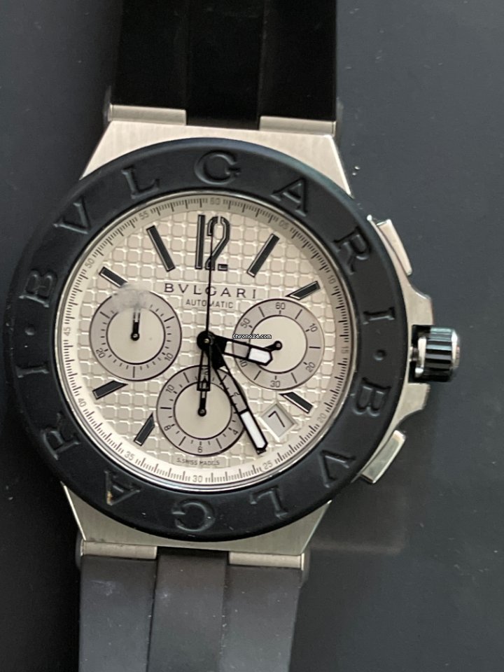 IMG_9081 Bulgari Diagono Mens watch Unisex Automatic Steel DG 42 SV CH Replica 6