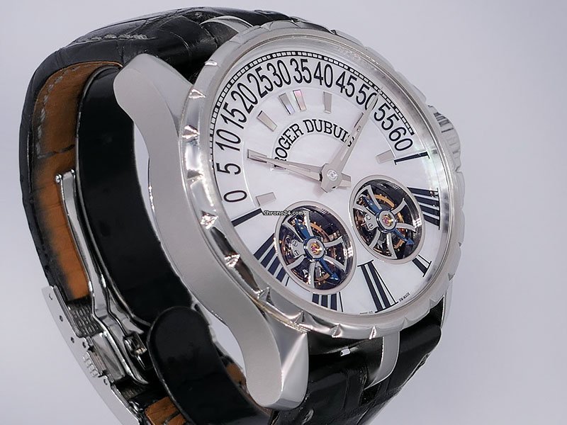 IMG_9081 Roger Dubuis Excalibur Mens watch Unisex Manual winding Steel EX 45.01.9.N1.67A Replica 6