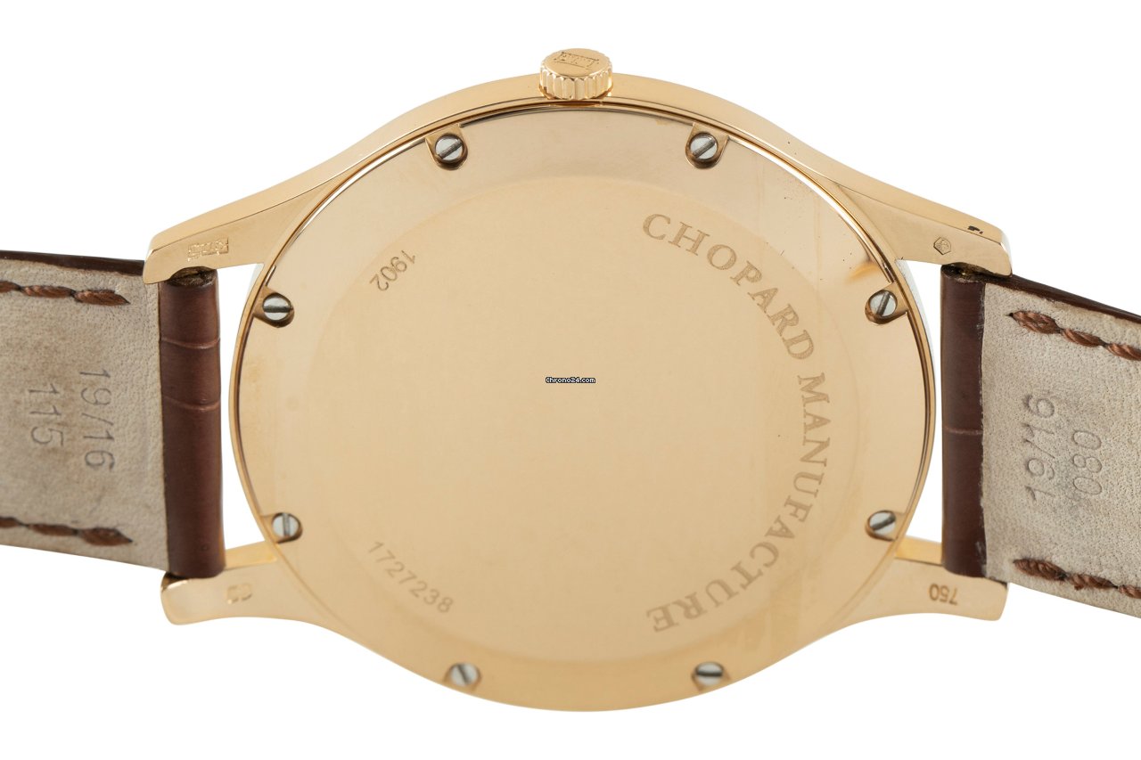 IMG_9081 Chopard L.U.C Mens watch Unisex Automatic Red gold 161902-5001 Replica 6