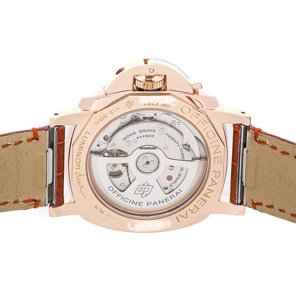 IMG_9081 Panerai Luminor Marina Automatic Mens watch Unisex Automatic Rose gold PAM01045 Replica 6