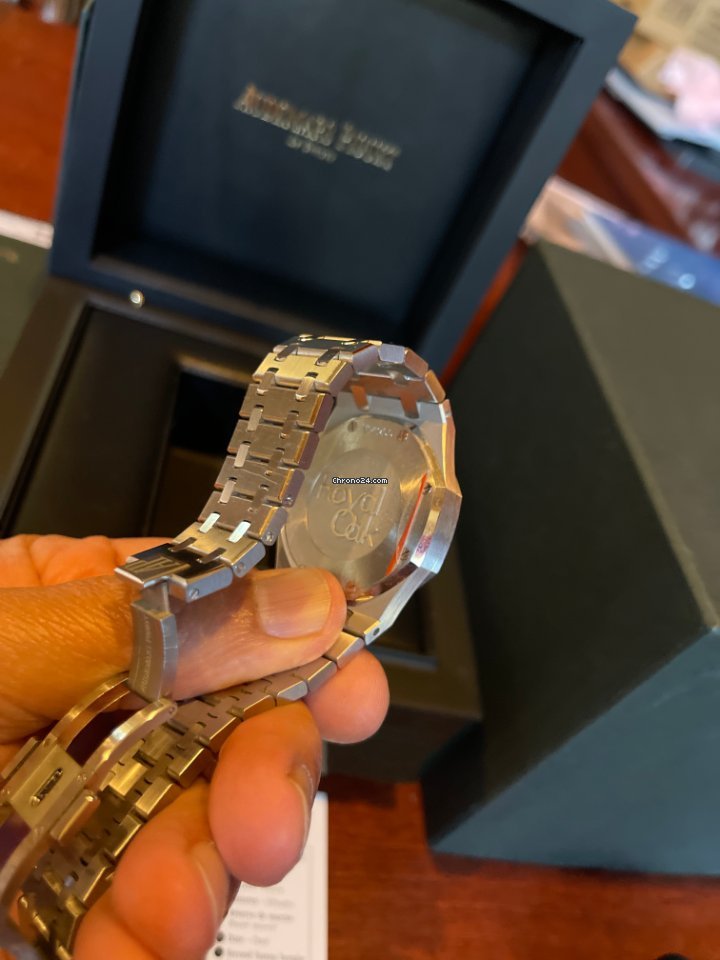 IMG_9081 Audemars Piguet Royal Oak Dual Time Mens watch Unisex Automatic Steel 26120ST.OO.1220ST.02 Replica 6