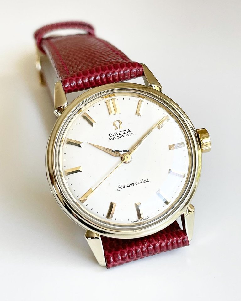 Omega Seamaster Mens watch Unisex Automatic Gold Steel 2832 3-SC Replica 6