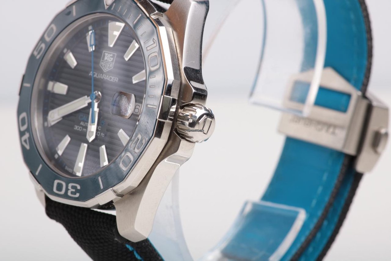 IMG_9081 TAG Heuer Aquaracer 300M Mens watch Unisex Automatic Steel WAY211B.FC6363 Replica 6