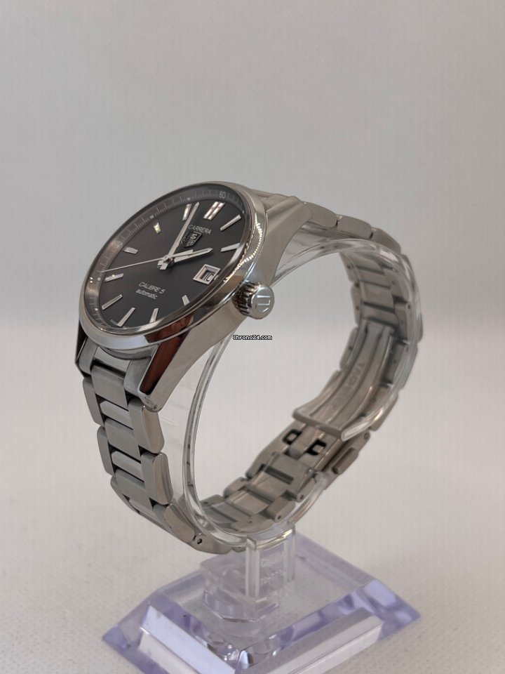 IMG_9081 TAG Heuer Carrera Calibre 5 Mens watch Unisex Automatic Steel WAR211C.BA0782 Replica 6