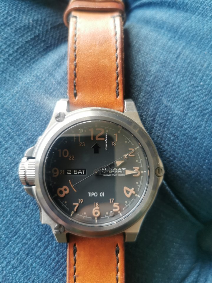 IMG_9081 U-Boat Tipo 01 Mens watch Unisex Automatic Titanium 7472 Replica 6