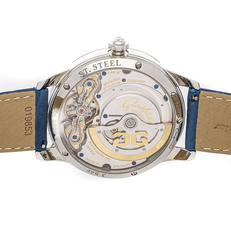 IMG_9081 Glashutte Original PanoMatic Luna Mens watch Unisex Automatic Steel 1-90-12-03-12-02 Replica 6