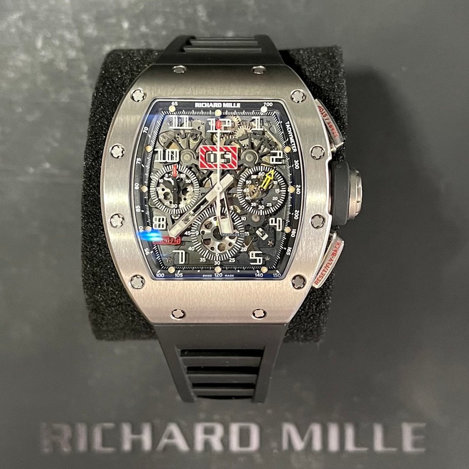 Richard Mille RM 011 Mens watch Unisex Automatic Titanium RM011 AH Ti Replica 6