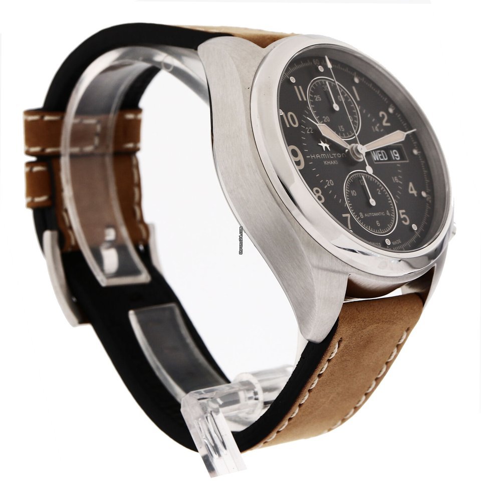 IMG_9081 Hamilton Khaki Field Mens watch Unisex Automatic Steel NUMBER H71616535 Replica 6