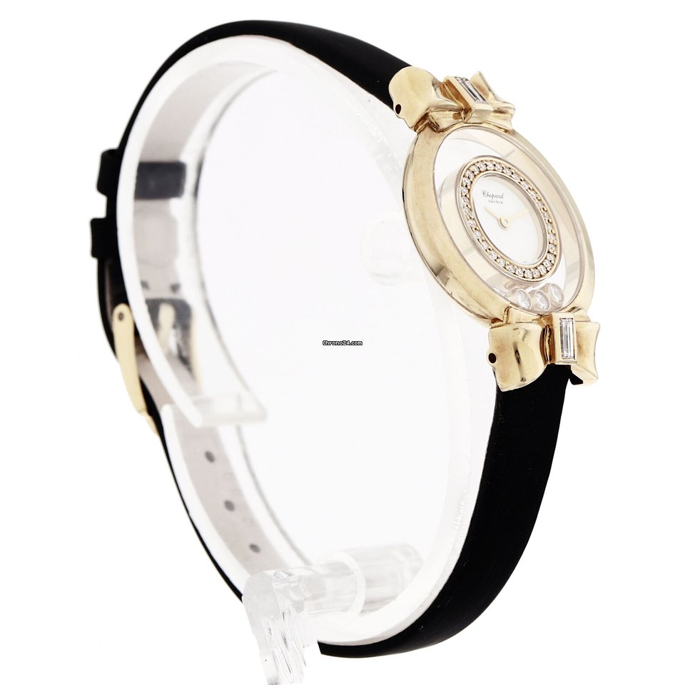 IMG_9081 Chopard Happy Diamonds Womens watch Quartz Yellow gold NUMBER 20 5334 Replica 6