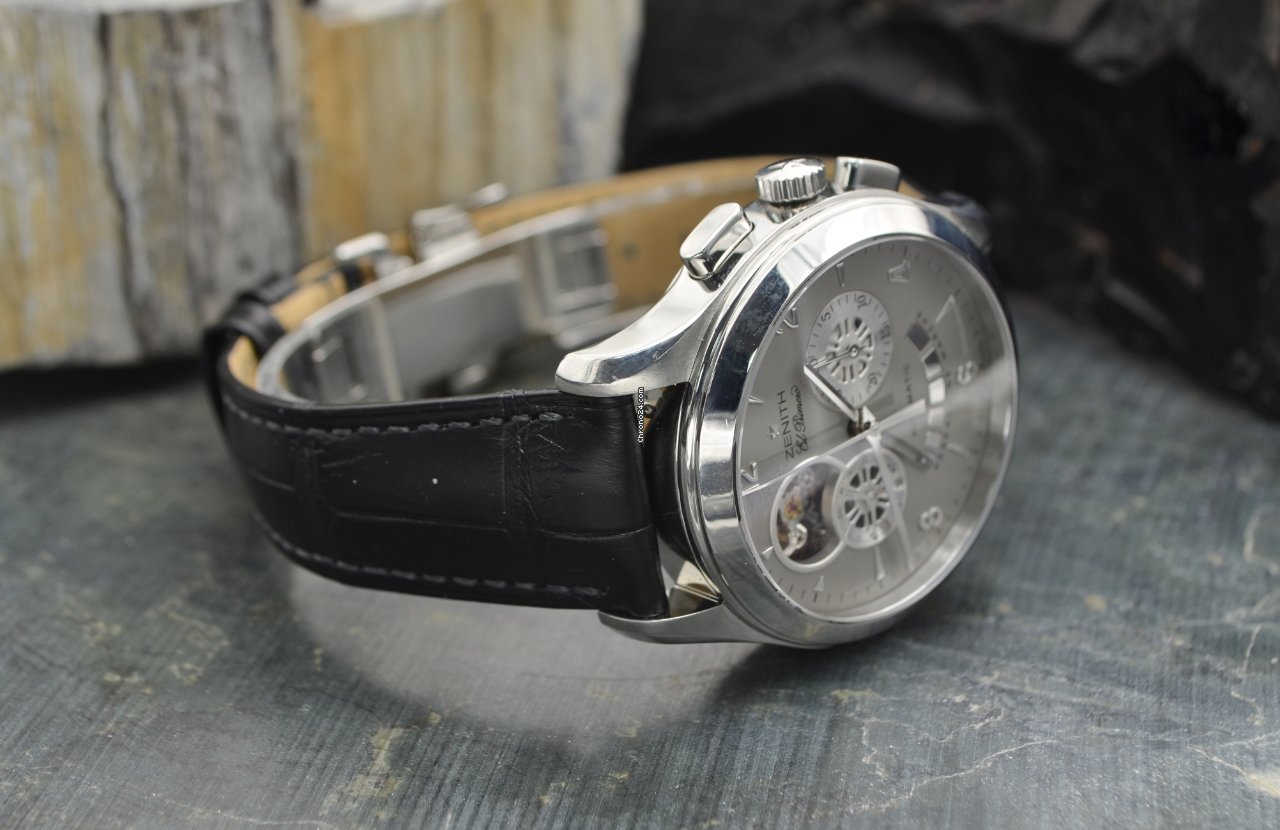 Zenith El Primero Chronograph Mens watch Unisex Steel 03.0510.4021 Replica 6