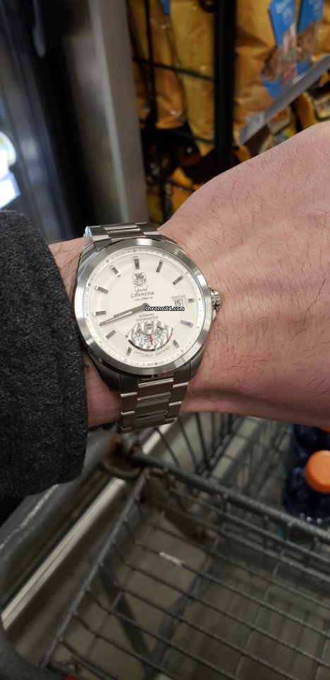 IMG_9081 TAG Heuer Grand Carrera Mens watch Unisex Automatic Steel WAV511B.BA0900 Replica 6
