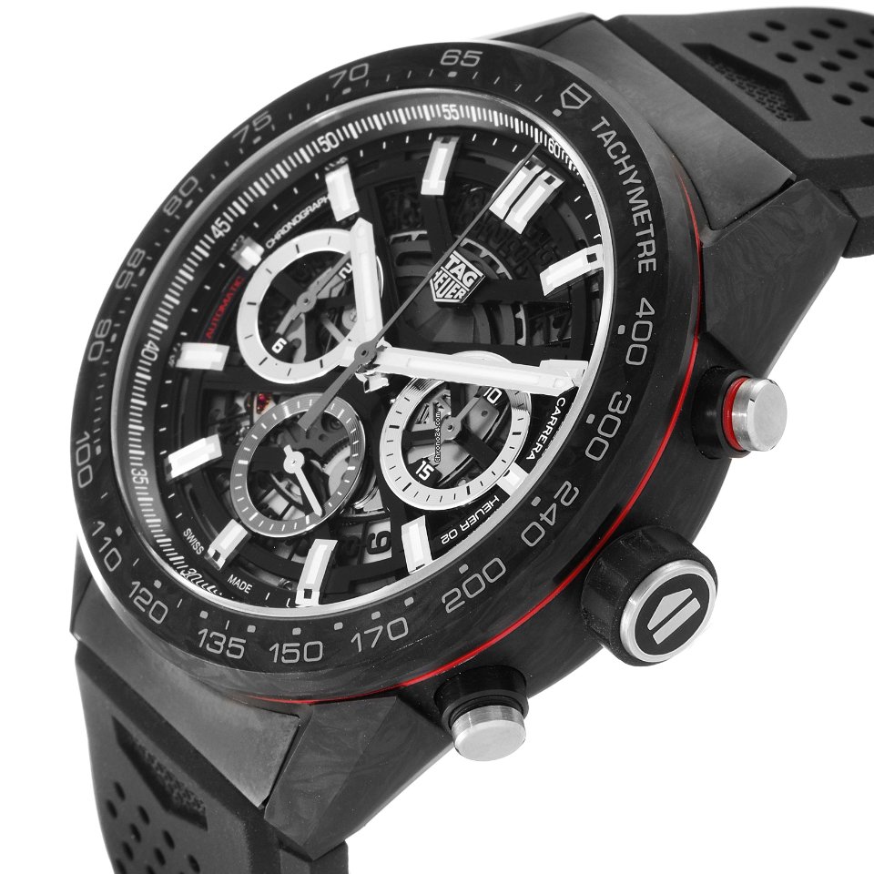 IMG_9081 TAG Heuer Carrera Heuer-02T Mens watch Unisex Automatic Carbon CBG2A91.FT6173 Replica 6