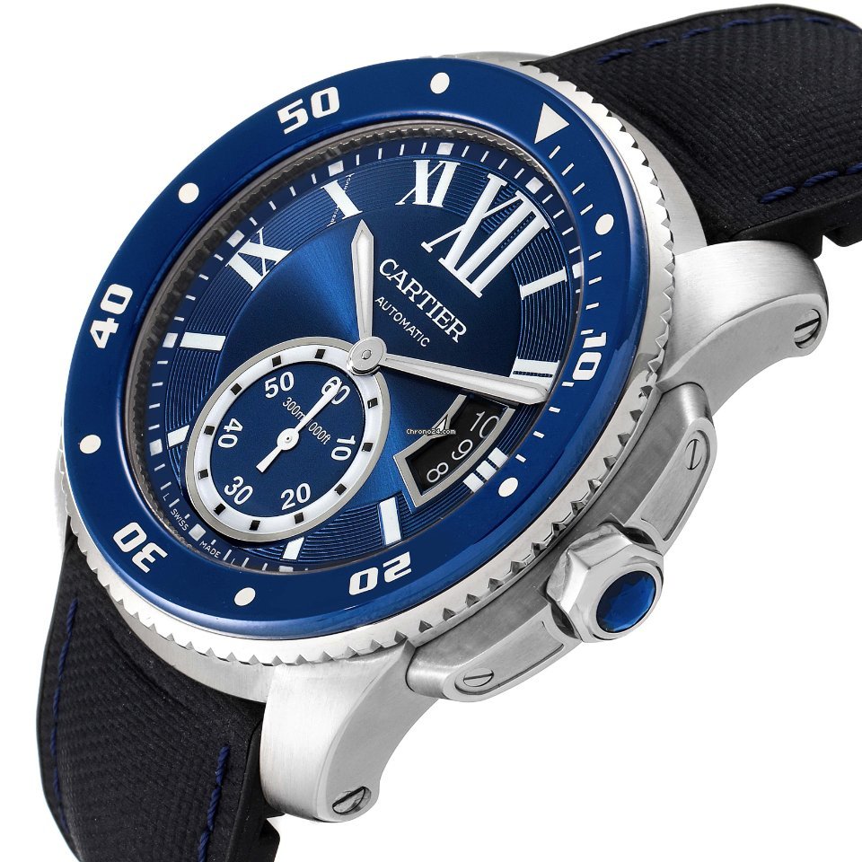 Cartier Calibre de Cartier Diver Mens watch Unisex Automatic Steel WSCA0010 Replica 6