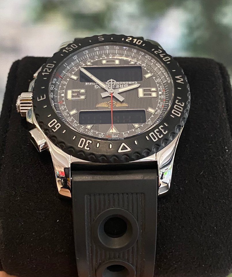 IMG_9081 Breitling Airwolf Mens watch Unisex Quartz Steel A78364 Replica 6