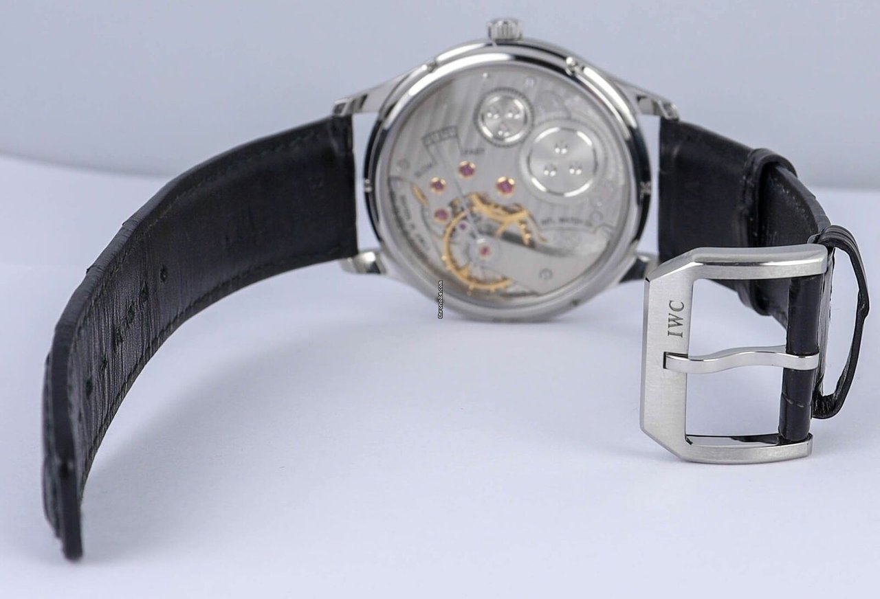 IMG_9081 IWC Portuguese Hand-Wound Mens watch Unisex Manual winding Steel IW545407 Replica 6