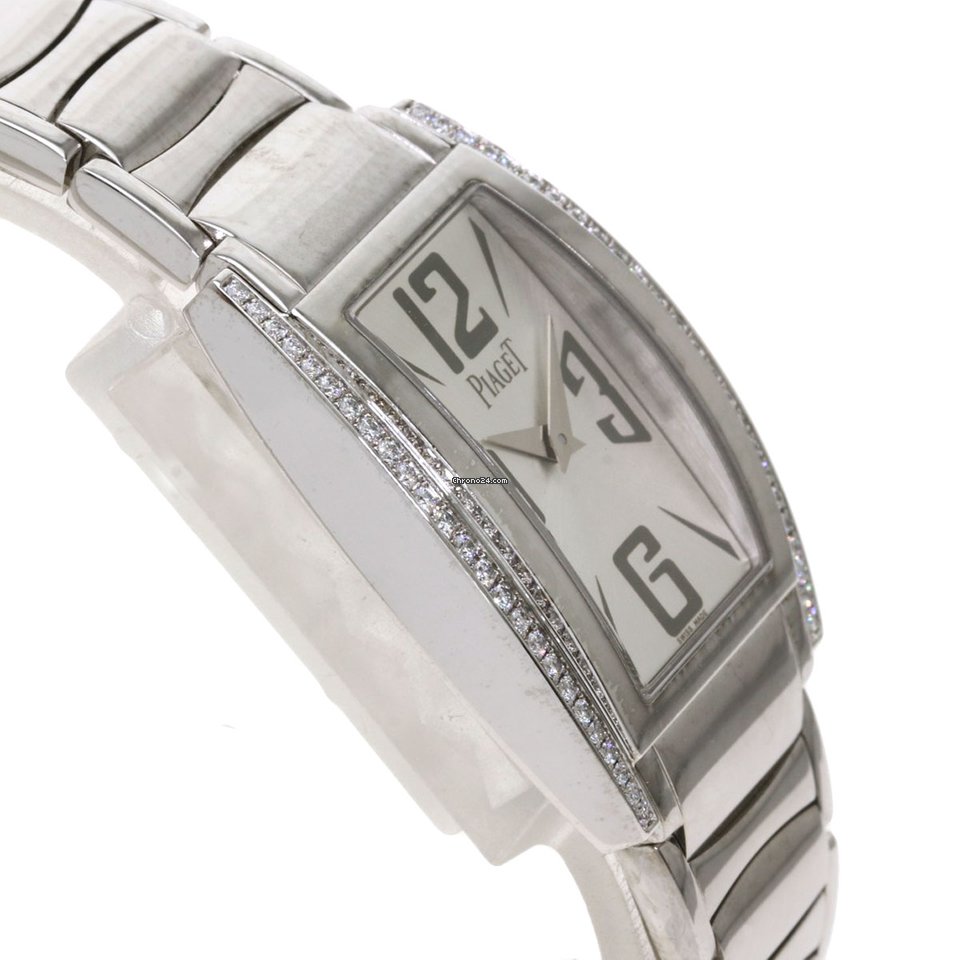 IMG_9081 Piaget Limelight Womens watch Quartz White gold GOA36095 Replica 6