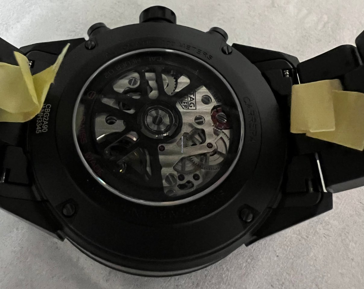 TAG Heuer Carrera Mens watch Unisex Automatic Ceramic CBG2A90.BH0653 Replica 6