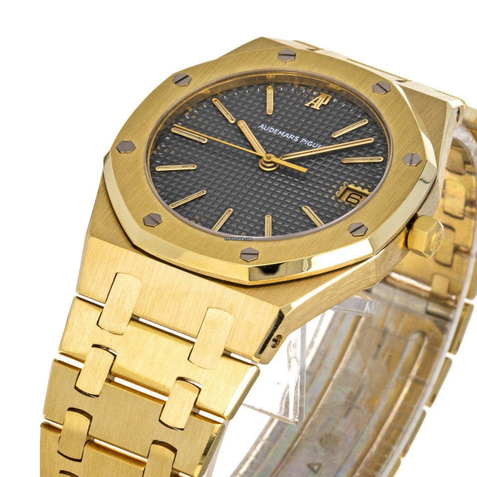 Audemars Piguet Royal Oak Mens watch Unisex Quartz Yellow gold 56023SA Replica 6