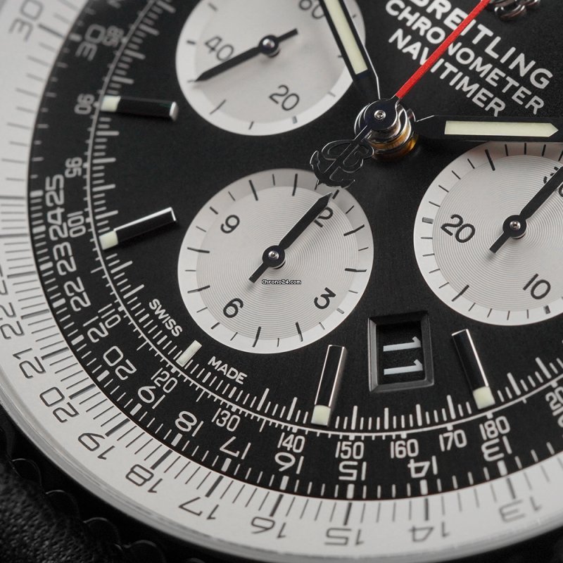 IMG_9081 Breitling Navitimer 01 (46 MM) Mens watch Unisex Automatic Steel AB0127211B1X1 Replica 6