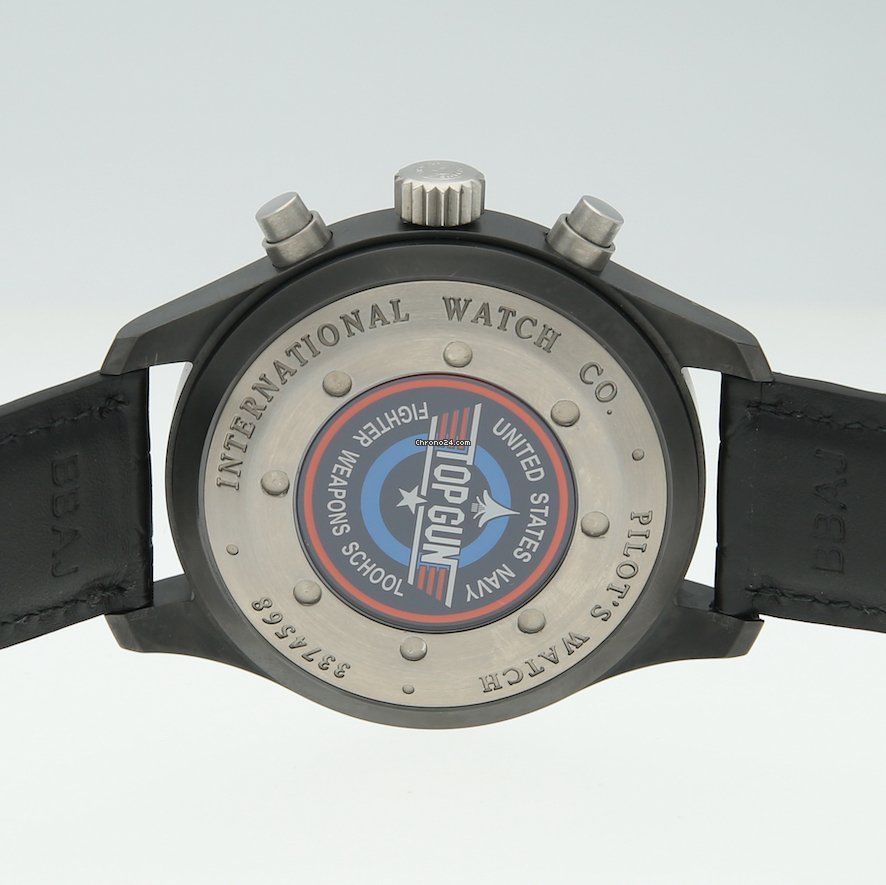 IMG_9081 IWC Pilot Chronograph Top Gun Mens watch Unisex Automatic Ceramic IW378901 Replica 6