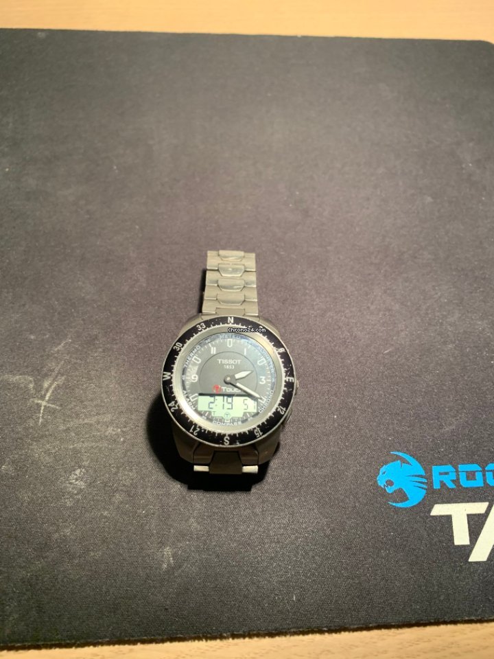 IMG_9081 Tissot T-Touch Expert Mens watch Unisex Quartz Titanium T0134204405700 Replica 6