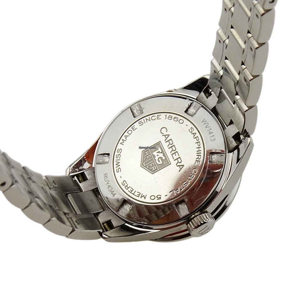 IMG_9081 TAG Heuer Carrera Lady Womens watch Quartz Steel WV1413.BA0793 Replica 6