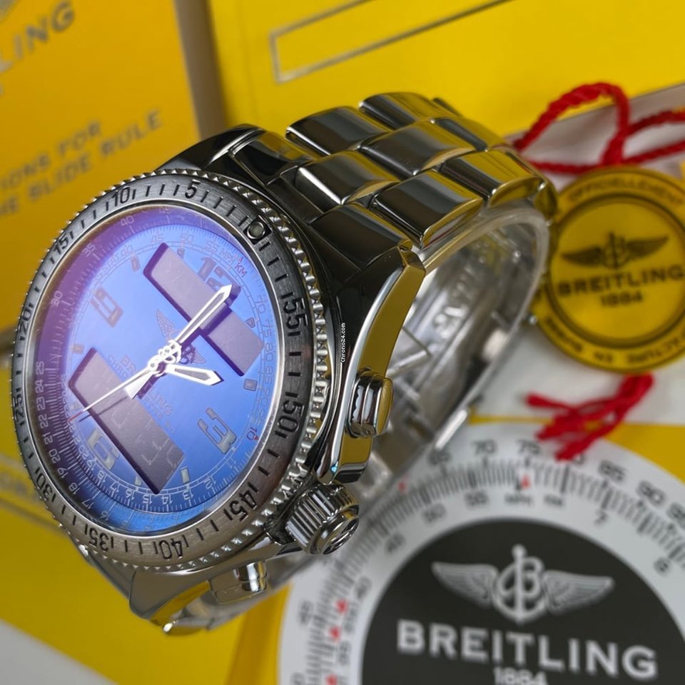 IMG_9081 Breitling B-1 Mens watch Unisex Quartz Steel A78362 Replica 6