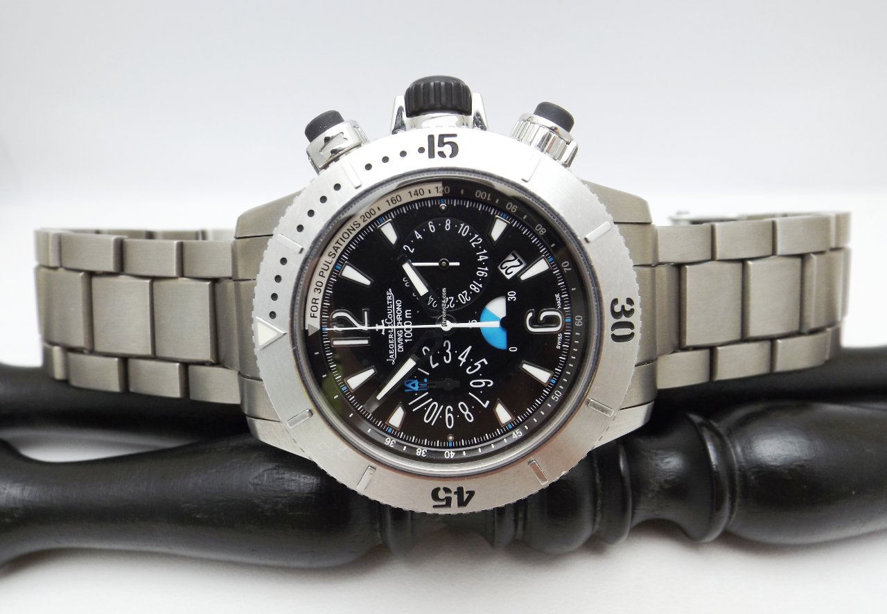 IMG_9081 Jaeger-LeCoultre Master Compressor Diving Chronograph Automatic Titanium Q186T170 Replica 6
