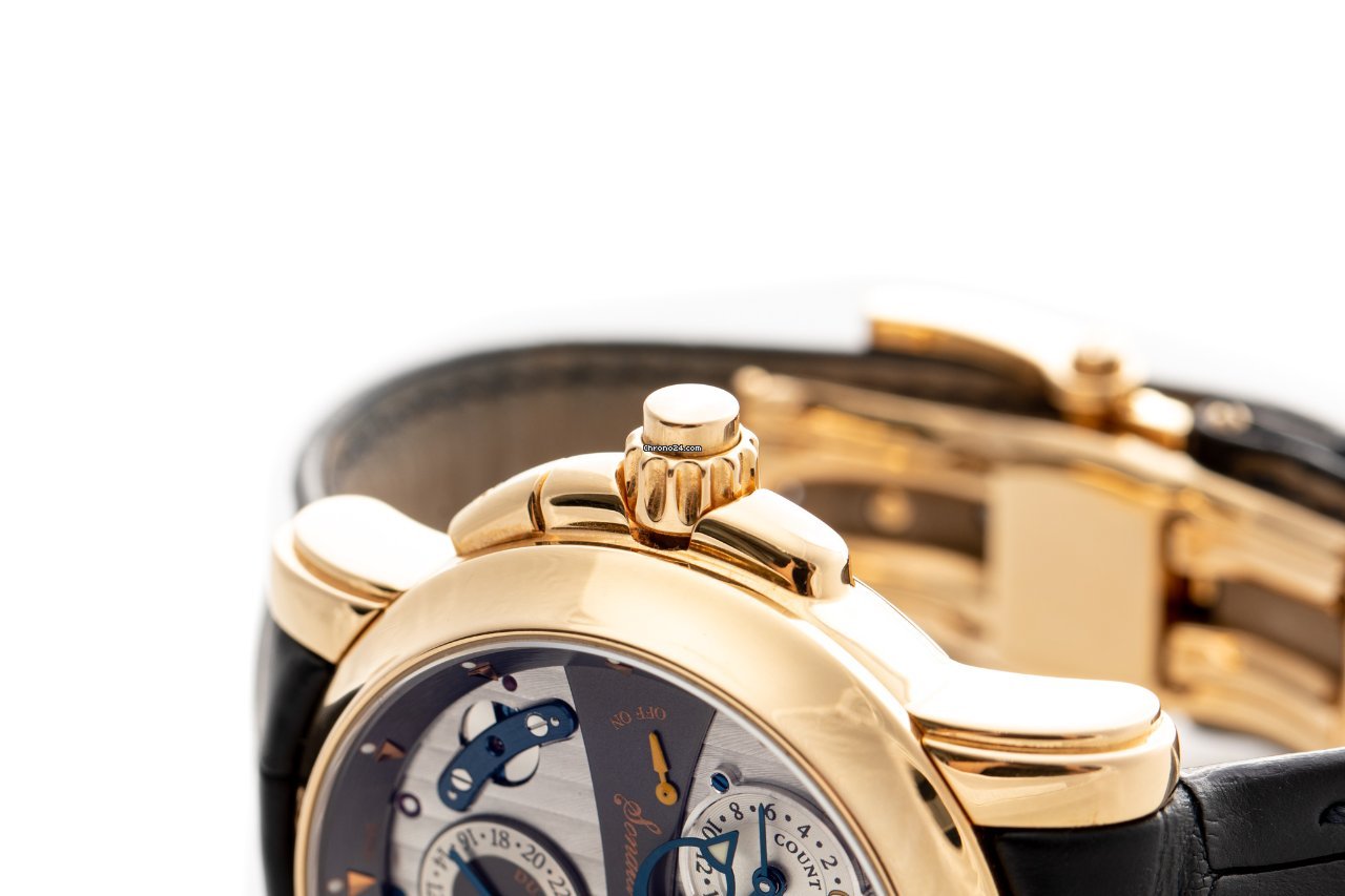 IMG_9081 Ulysse Nardin Sonata Mens watch Unisex Automatic Rose gold 676-88 Replica 6