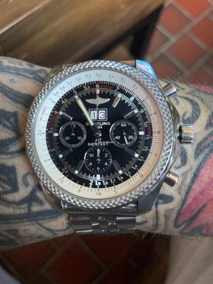 IMG_9081 Breitling Bentley 6.75 Mens watch Unisex Automatic Steel A44362-075 Replica 6