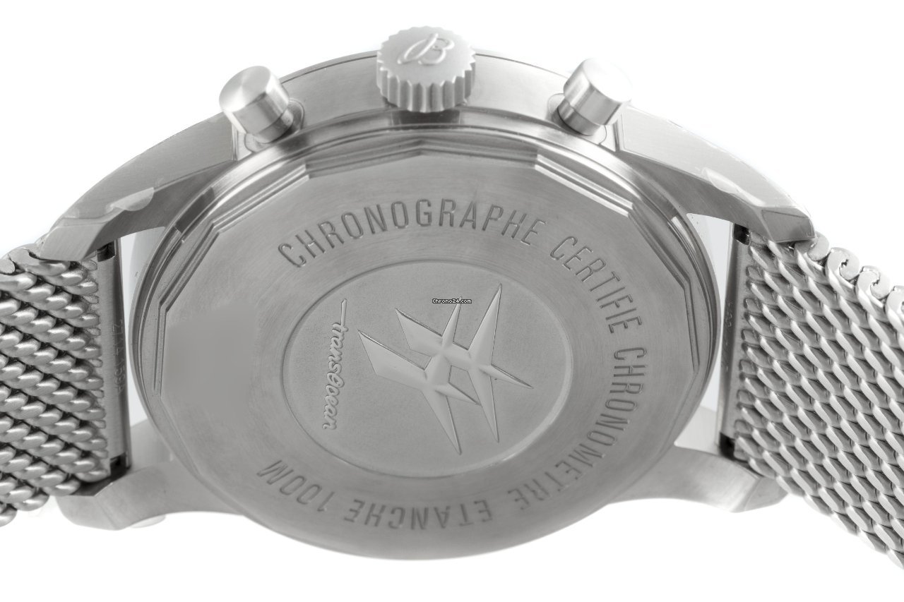 IMG_9081 Breitling Transocean Chronograph Unitime Mens watch Unisex Automatic Steel AB0510 Replica 6