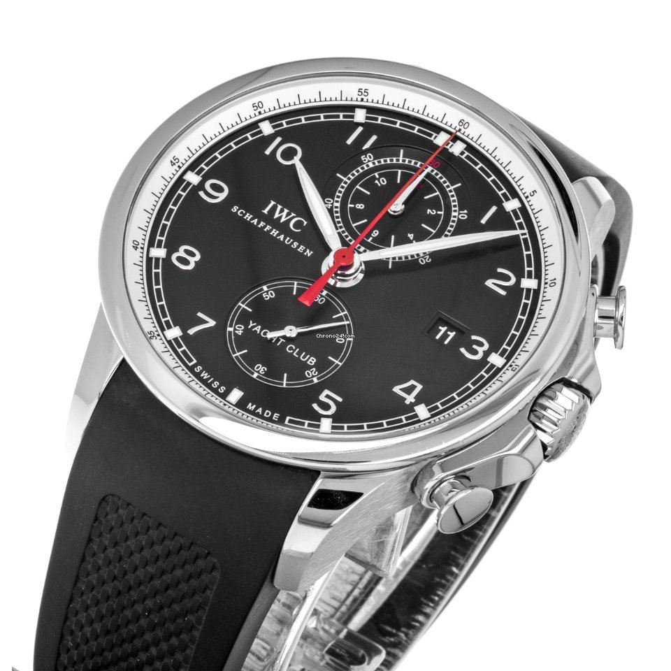 IMG_9081 IWC Portuguese Yacht Club Chronograph Mens watch Unisex Automatic Steel IW390204 Replica 6