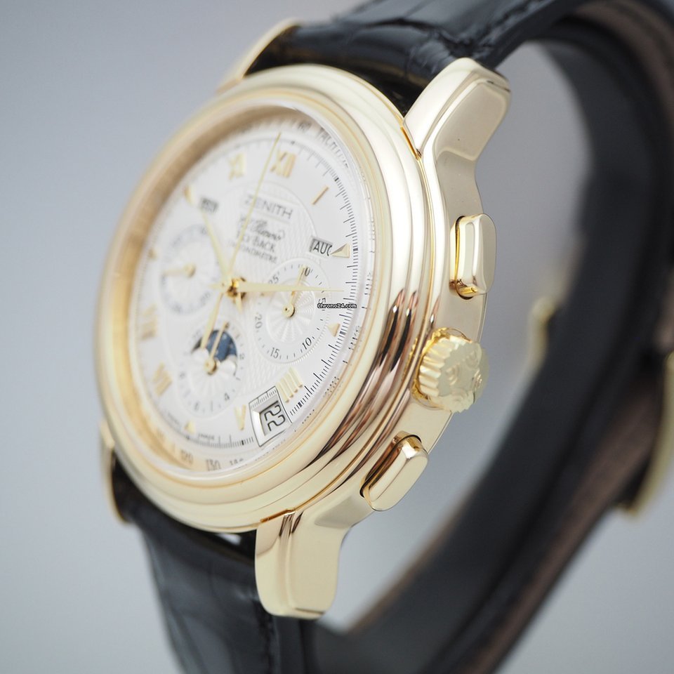IMG_9081 Zenith Automatic Yellow gold 35.1240.4001 Replica 6