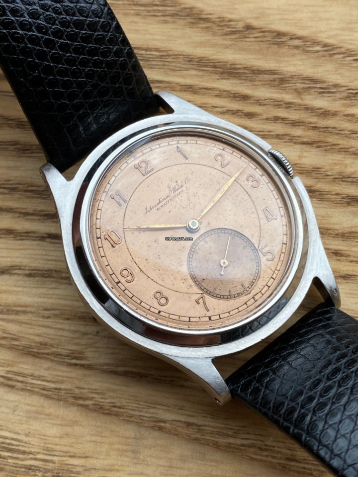 IWC Mens watch Unisex Manual winding Steel 308 Replica 6