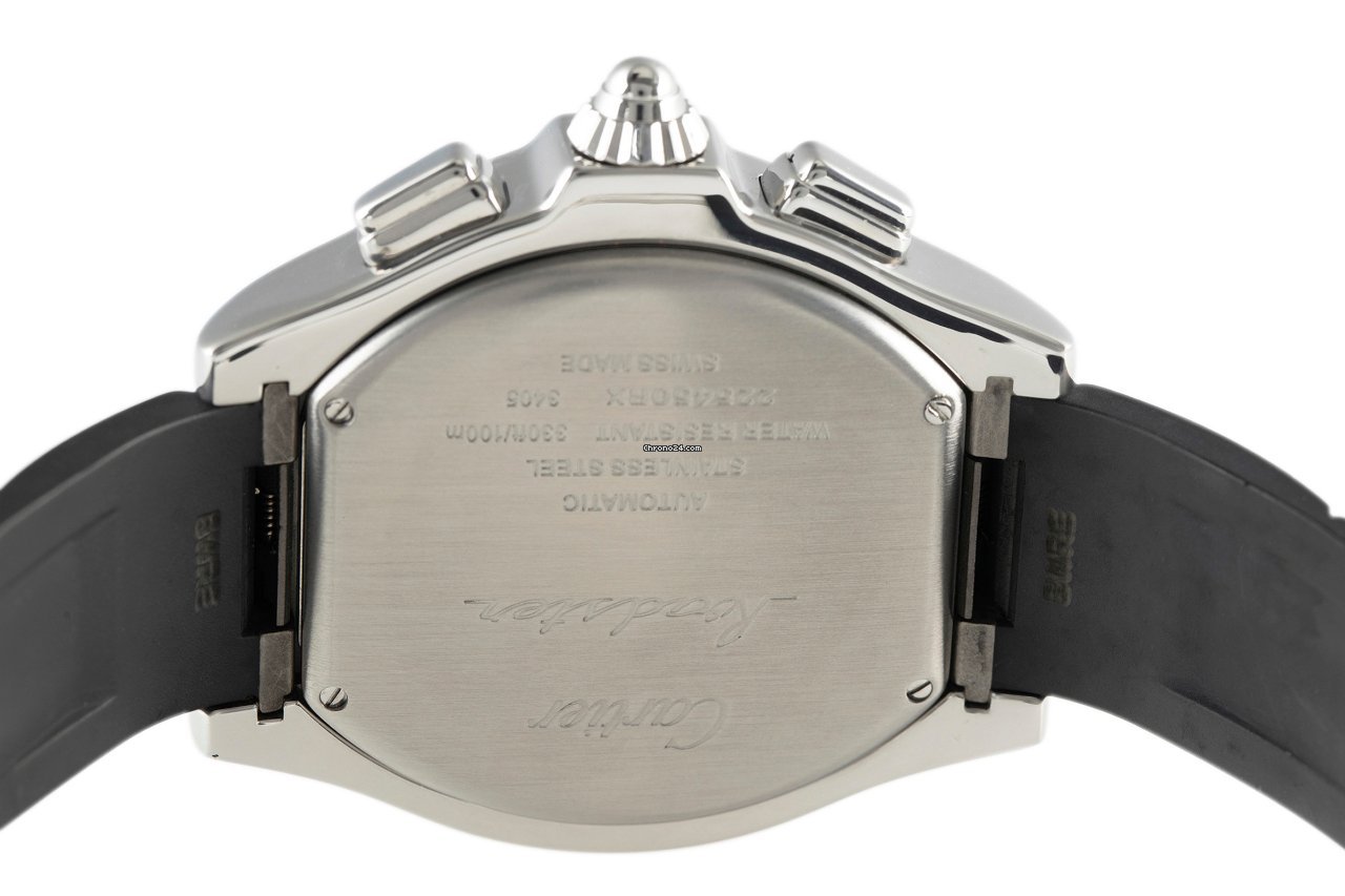 Cartier Roadster Mens watch Unisex Automatic Steel 3405 Replica 6