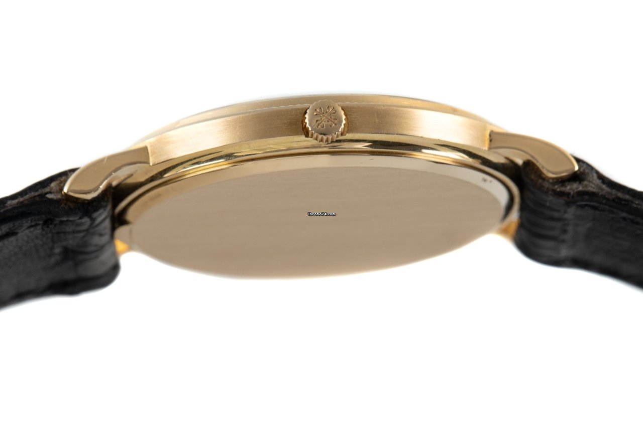IMG_9081 Patek Philippe Calatrava Mens watch Unisex Quartz Yellow gold 3744 Replica 6