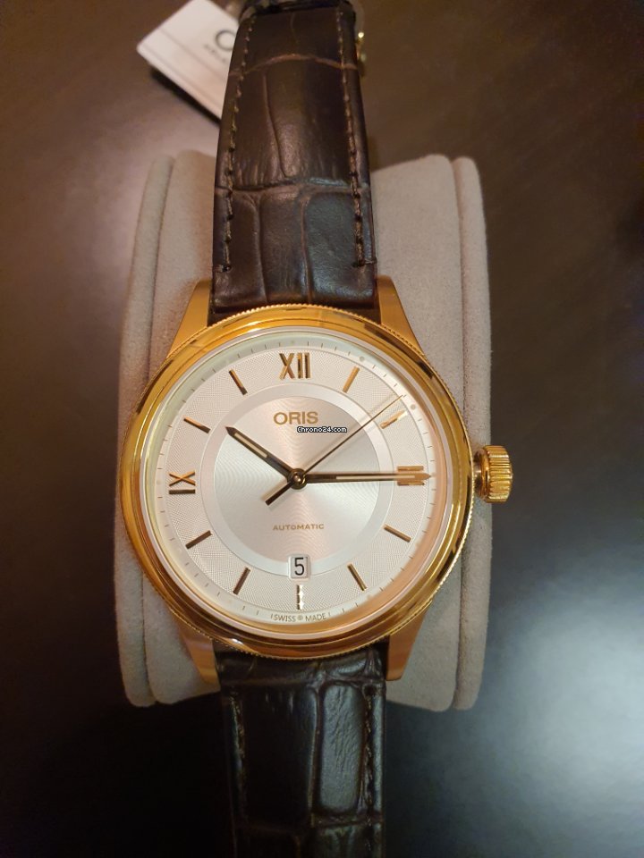 IMG_9081 Oris Classic Mens watch Unisex Automatic Gold Steel 01 733 7719 4871-07 6 20 32 Replica 6