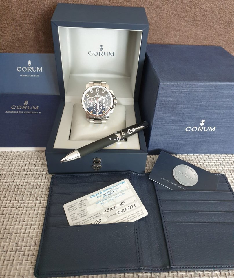 Corum Admirals Cup Challenger Mens watch Unisex Automatic Steel 753.691.20 F371 AA92 Replica 6
