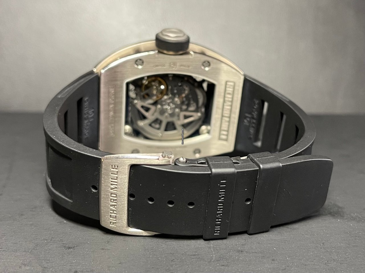 IMG_9081 Richard Mille RM 010 Mens watch Unisex Automatic White gold RM010 AH WG Replica 6